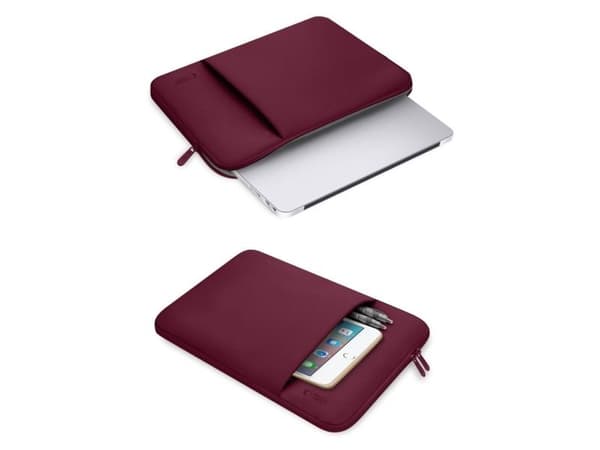 Tech-Protect neoprenlaptopfodral 13" - bordeaux