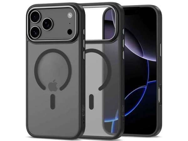 Tech-Protect MagEdge MagSafe etui til iPhone 17 Pro - matt svart