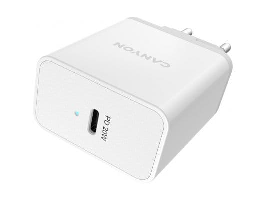 Canyon H-20 - Strømadapter - 20 watt - 3 A - PD (USB-C) - hvit