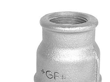 Formmuffe galvaniseret reduktion 1 1/4 x 3/4