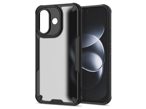 Tech-Protect Rugged Shield Case for Xiaomi Redmi Note 17 Pro 5G - Matte Black