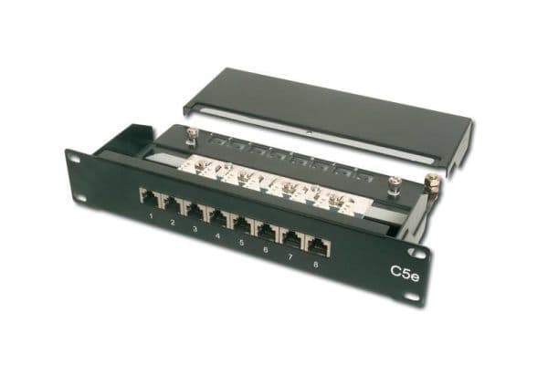 DIGITUS - Patch-panel - CAT 5e - STP - RJ-45 X 8 - 1U - 10"