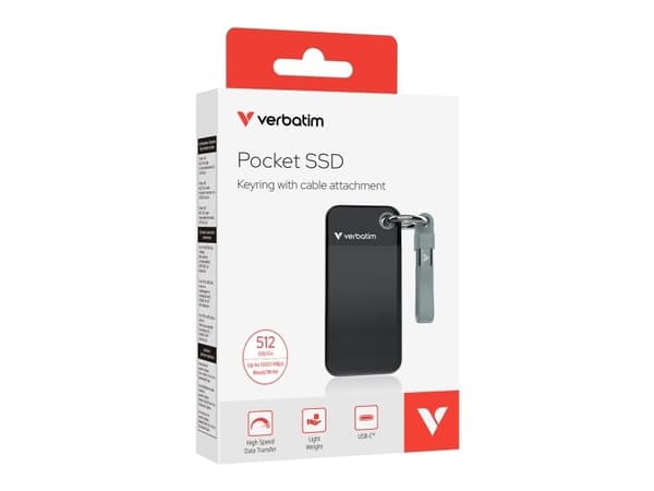 Verbatim - SSD - 512 GB - ekstern (bærbar)