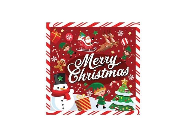 Merry Christmas servietter