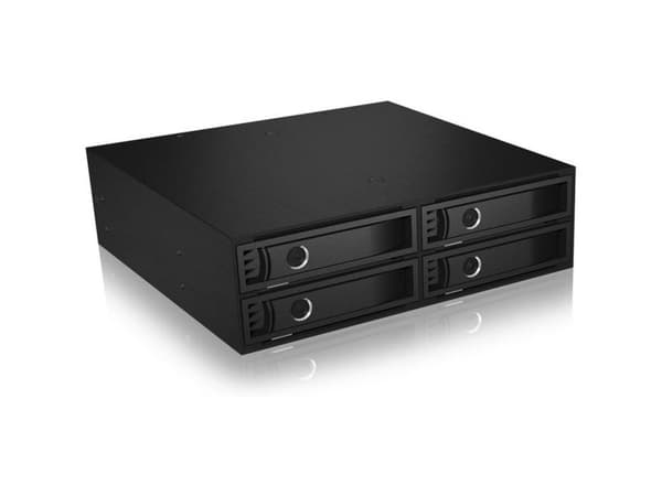 Raidsonic IB-2242SSK SATA III lagringsserver desktop svart aluminium SSD