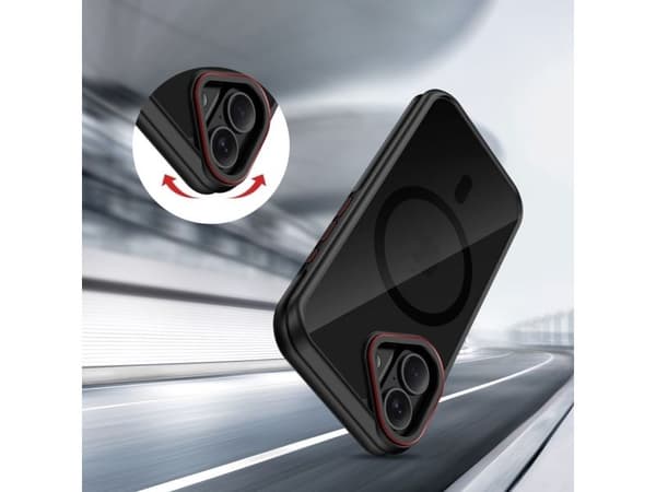 Tech-Protect MAGHYBRID MAGSAFE IPHONE 17 BLACK/RED