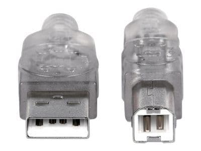 MANHATTAN 333405 Manhattan USB 2.0 A-B M/M cable 1.8m silver