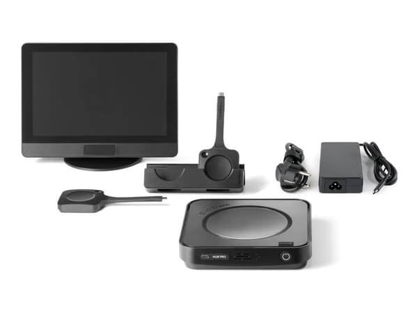 Barco ClickShare Hub Pro - Modulärt videokonferensrumssystem - med ClickShare Control Panel - power adapter included