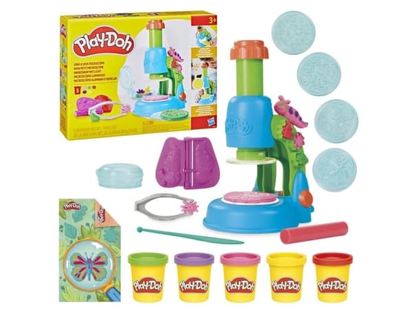 Play-Doh Light & Look mikroskopset