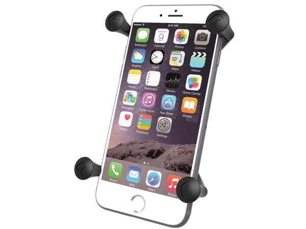 RAM Mounts RAM-HOL-UN10BU pidike Passiv holder Mobiltelefon/Smartphone Sort, Rustfrit stål, Rustfrit stål