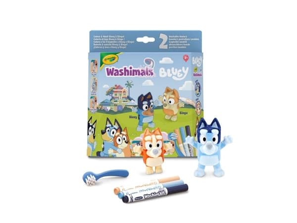 Crayola Scribble Scrubbie Bluey med 2 husdjur