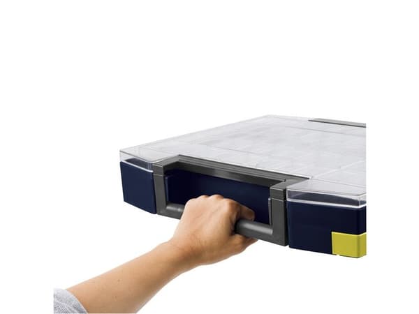 raaco Boxxser 55 5x5-15, Polykarbonat, 928 g, Blå