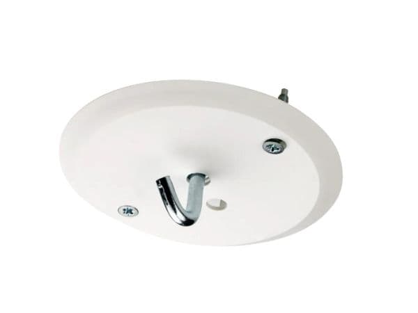 Loftsdome med krok Ø100 mm hvit