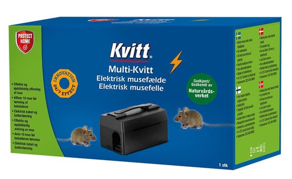 Kvitt® Multi-Kvitt elektrisk musfälla