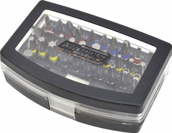 AWTOOLS bitsesett S2 32 stk