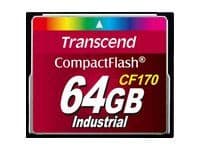 Transcend CF170 Industrial - Flashhukommelseskort - 64 GB - 170x - CompactFlash