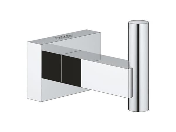 GROHE Essentials Cube, Sisätila, Pyyhekoukku, Kromi, Metalli, Suorakulmio