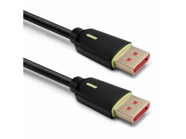 Qoltec DisplayPort-kabel (M/M) v2.1 | 80G | 1,5 m
