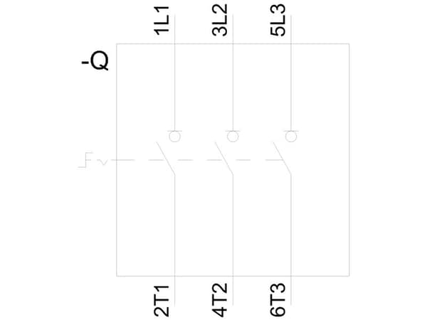 Siemens 3LD2003-0TK51, 4P, Sort, 400 V, 690 V, CCC, CSA, UL, VDE, EAC, CE, LRS, 400-690 V