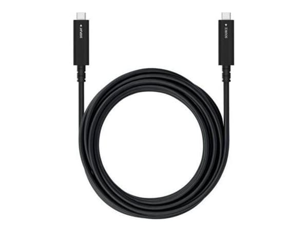 Sharp - USB-kabel - USB-C (hann) til USB-C (hann) - 5 m
