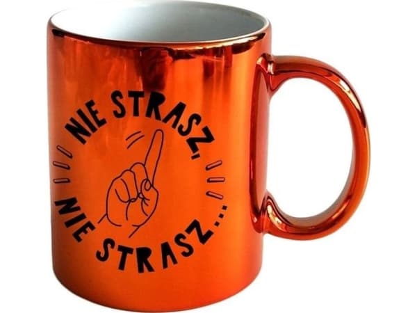 Mugg ON-009 “Don't scare, don't scare”