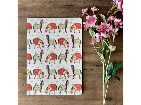 Notatbok B5/40K linjer SNL12 Horses