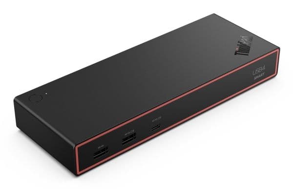 Lenovo ThinkPad USB4 Smart Dock 5500 with 135W Adapter, Langallinen, USB4, 100 W, 1000 Mbit/s, Musta, Eclipse Black