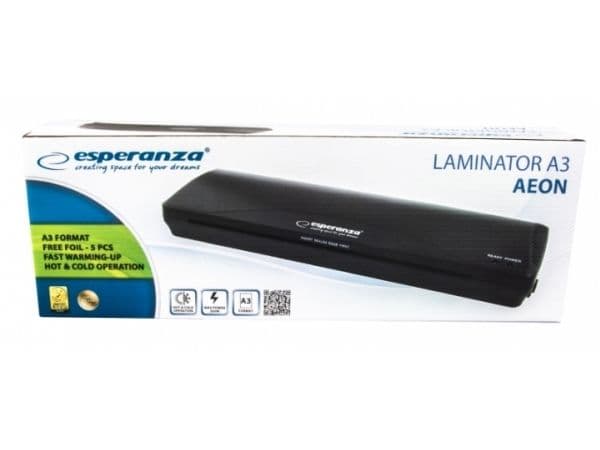 Esperanza Aeon - Laminator - kall-/värmelaminator - påse - 33 cm