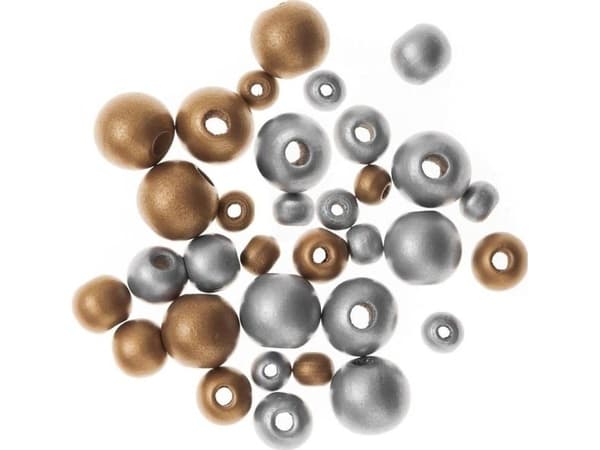 DP Craft treperler kuler gold&silver 30 stk |