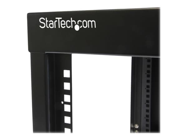 StarTech.com 6U Hinged Open Frame Wall Mount Network Rack - 4-Post 22" Depth Swing Out Computer Equipment Rack - 110lbs capacity (RK619WALLOH) - Ra...