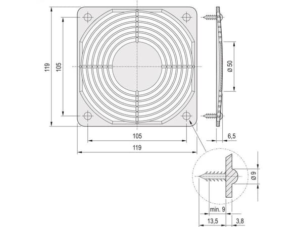 nVent SCHROFF 60225052 19 tommer Monteringsmateriale