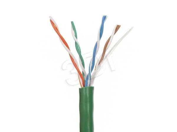 ALANTEC - Bulkkabel - 100 m - UTP - CAT 5e - trådad - grön
