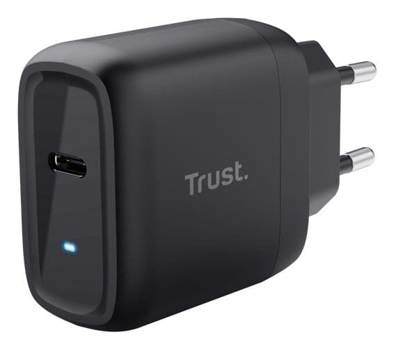 Trust MAXO 45W USB-C GaN-lader CHARGER BLAC