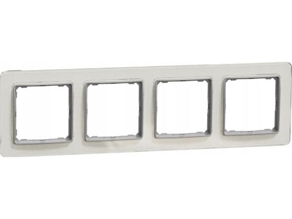 Schneider Electric Sedna Elements fyrfacksram vit glas