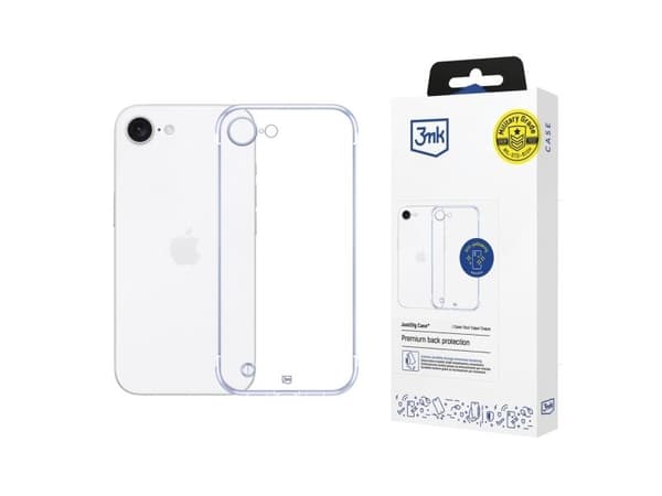 Etui 3MK Just20g Clear Case do Apple     iPhone 16E