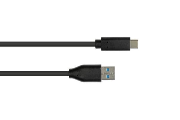 Gode tilkoblinger tilkoblingskabel 3m USB 3.0 USB-C til USB 3.0 A svart