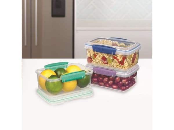 Sistema - 1L Rectangular Accents 3 Pack