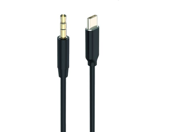2GO 797219, 3,5mm, Hanstik, USB Typ-C, Hanstik, 1 m, Sortera