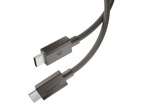 Spigen EB6015CC, 1,5 m, USB C, USB C, 0,48 Gbit/s, Grå