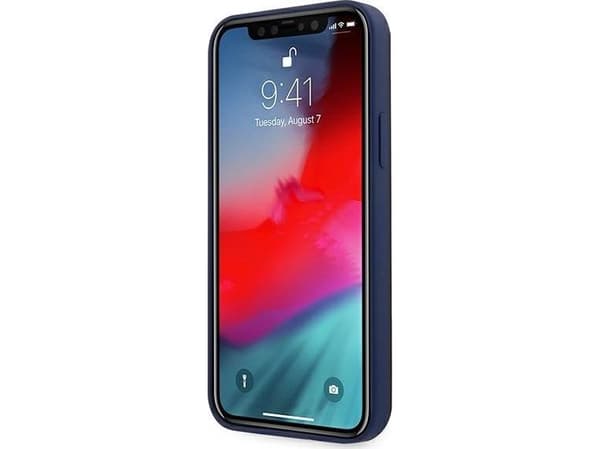 Mini Morris Mini MIHCP12LSLTNA iPhone 12 Pro Max 6,7" mörkblå/navy fast silikonfodral