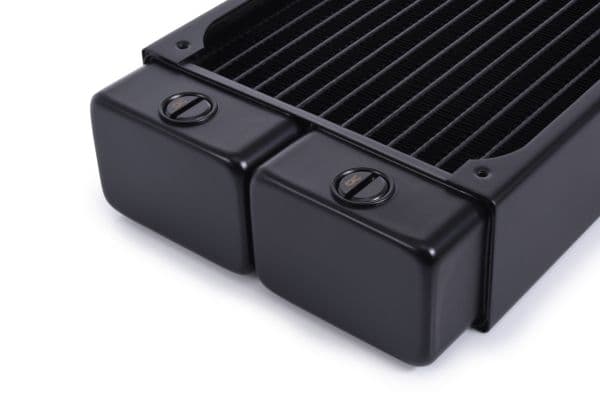 Alphacool 14439, Radiatior, Messing, Kopper, Stål, Sort, 1/4", 60 °C, 4 vifter