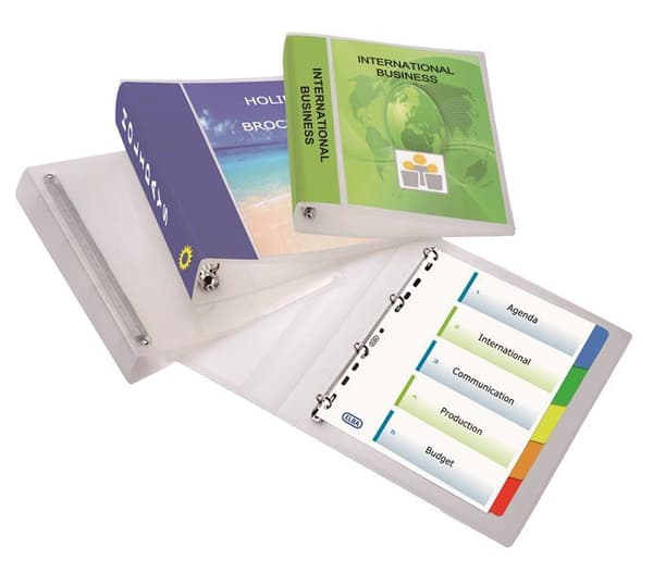 Ringperm Maxivision A3-maxi 30 mm stående format, transparent