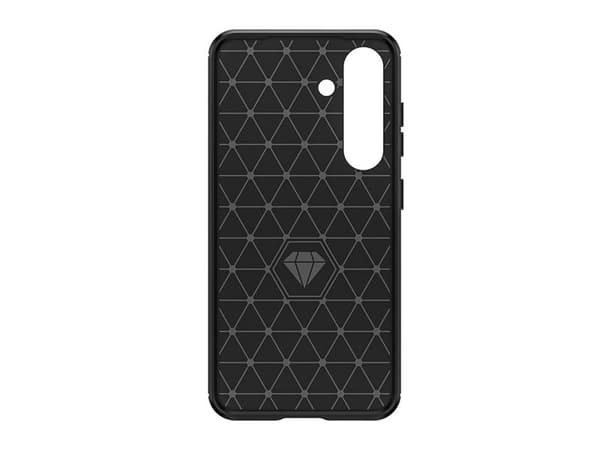 Etui silikonowe Carbon Case na iPhone 16e - czarne