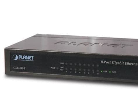 PLANET GSD-803 - Switch - 8 x 10/100/1000 - stasjonær