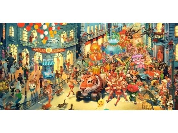 Pussel 4000 Carnaval i Rio