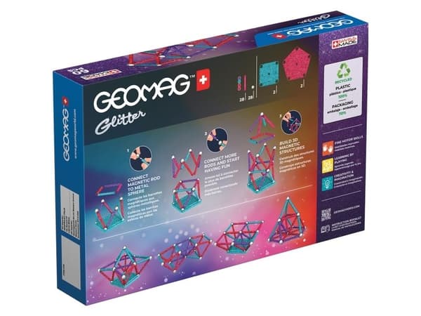 Geomag Glitter Recycled 60 st.
