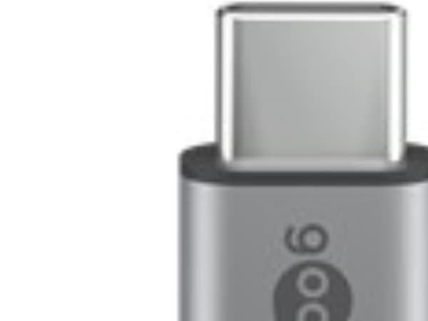Goobay 49302, 1 m, USB C, USB C, USB 2.0, Grå, Sølv