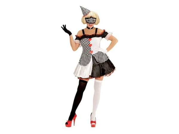 Harlekin klovnekostume