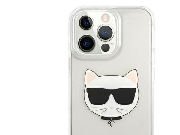 Karl Lagerfeld Choupette head case til iPhone 13 Pro Max - transparent