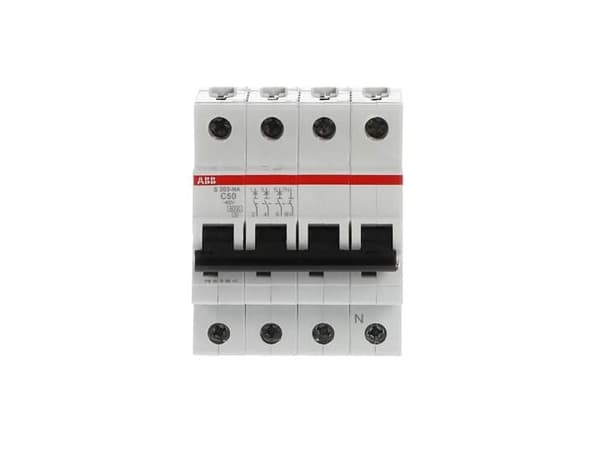 ABB S203-C50NA, Dvärgbrytare, Typ C, IP20